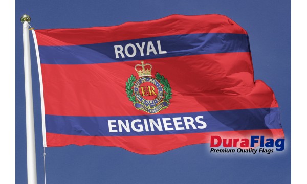 DuraFlag® Royal Engineers With Text Premium Quality Flag